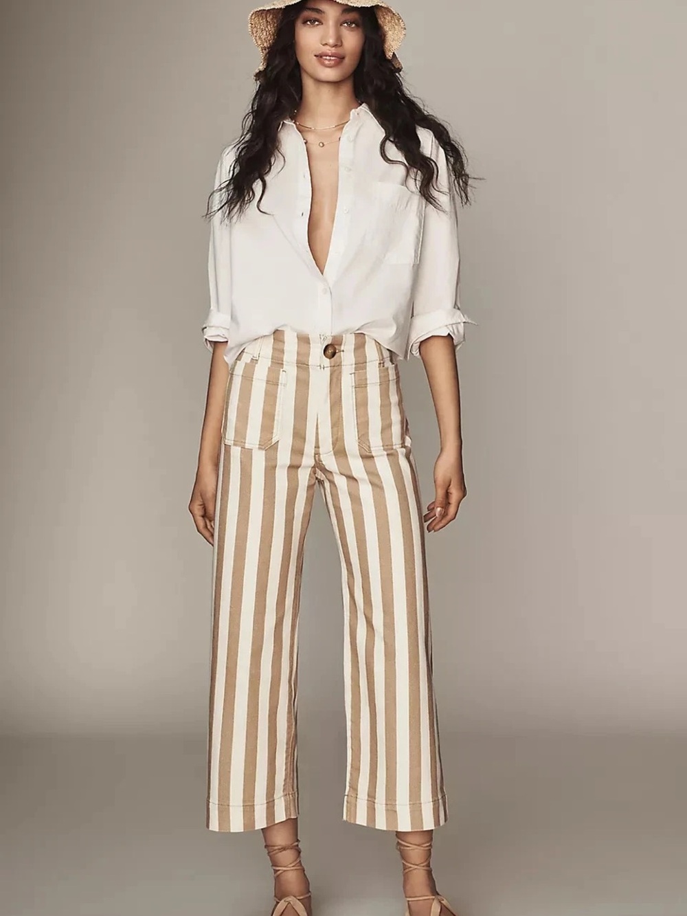 Anthropologie Maeve Colette striped pants